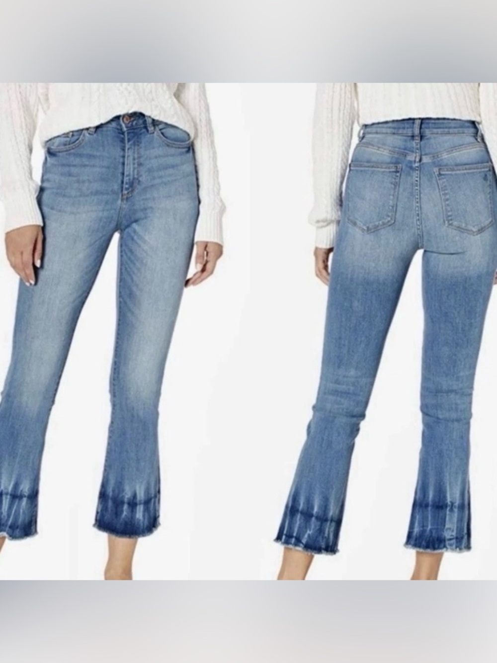 DL1961 Women's SZ 26 * Bridget High Rise Bootcut * Crop Jean *‎ Inseam 27”